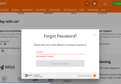 Betsson Casino Login Probleme lösen